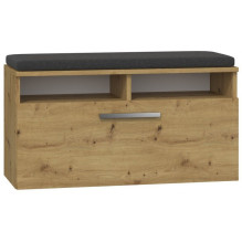 Topeshop RIVA SZAFKA ARTISAN batų organizatorius Closed Oak