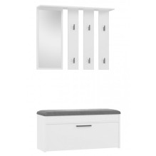 PARMA closet 100x35x180 cm, white