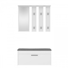 PARMA closet 100x35x180 cm, white