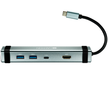 CANYON šakotuvas DS-3 4in1 USB-C Space Grey