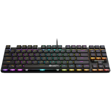 CANYON Cometstrike GK-50, 87keys Mechanical keyboard, 50million times life, GTMX red switch, RGB backlight, 20 modes, 1.