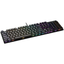 CANYON Cometstrike GK-55, 104keys Mechanical keyboard, 50million times life, GTMX red switch, RGB backlight, 18 modes, 1