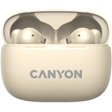 CANYON headset OnGo TWS-10 ANC+ENC Beige