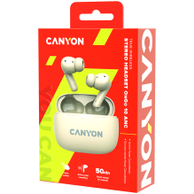 Headset Canyon OnGo TWS-10 ANC+ENC Grey (CNS-TWS10BK)
