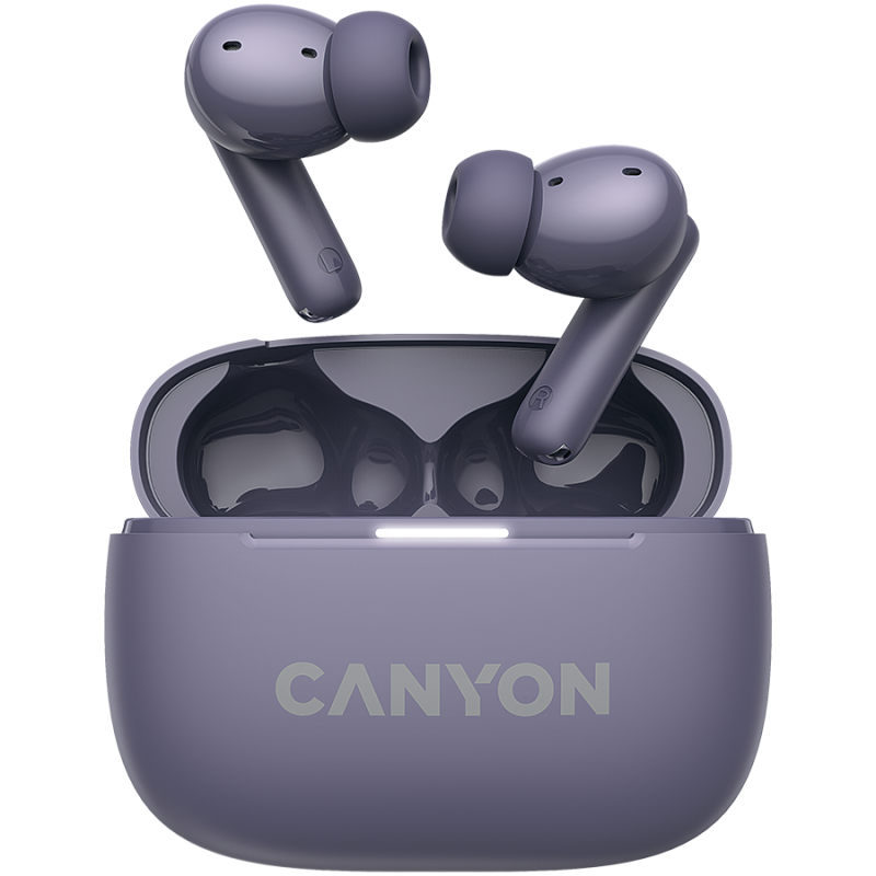 CANYON ausinės OnGo TWS-10 ANC+ENC Purple