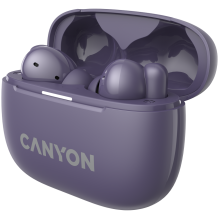 CANYON ausinės OnGo TWS-10 ANC+ENC Purple