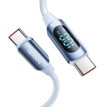 Laidas iš USB-C į USB-C Toocki TXCTT1-XX04-B2, 2m, FC 100W (mėlynas)