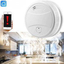 Spring Smart WiFi Photoelectric Smoke Detektor, White