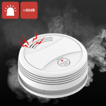 Spring Smart WiFi fotoelektrinis dūmų detektorius, baltas