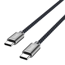 USB-C į USB-C laidas Budi 65W 1,5m (juodas)
