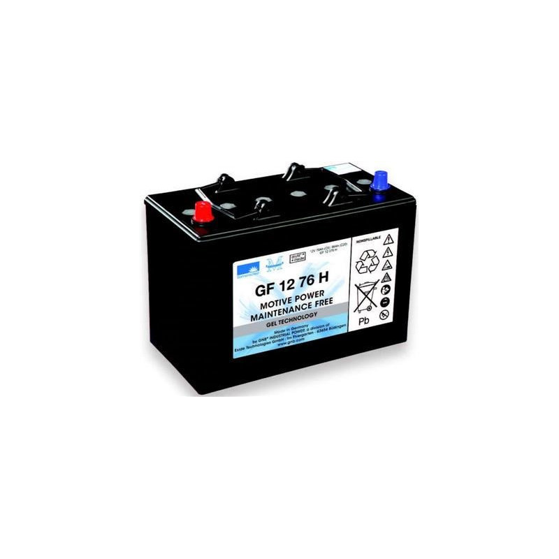 12V/76 Ah Gel Traction Battery for TASKI Swingo 755/955/1