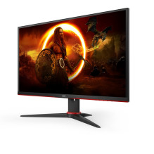 AOC 24G2SAE / BK kompiuterio monitorius 60,5 cm (23,8 colio) 1920 x 1080 pikselių Full HD juoda, raudona