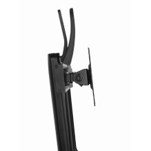 Gembird MS-D2-01 monitoriaus laikiklis / stovas 68,6 cm (27&quot;) juodas stalas