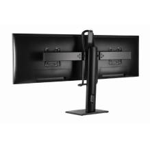 Gembird MS-D2-01 monitoriaus laikiklis / stovas 68,6 cm (27&quot;) juodas stalas