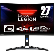 Lenovo Legion R27fc-30 LED ekranas 68,6 cm (27 colių) 1920 x 1080 pikselių Full HD juodas
