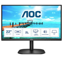 AOC B2 22B2H / EU LED ekranas 54,6 cm (21,5 colio) 1920 x 1080 pikselių Full HD juodas