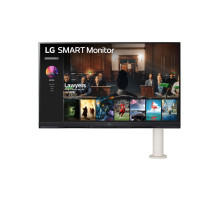 LG 32SQ780S-W kompiuterio monitorius 81,3 cm (32 colių) 3840 x 2160 pikselių 4K Ultra HD White
