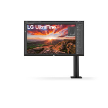 LG UltraFine Ergo LED ekranas 68,6 cm (27 colių) 3840 x 2160 pikselių 4K Ultra HD Black