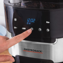 Gastroback 42711_S Coffee Machine Grind &amp; Brew Pro Thermo