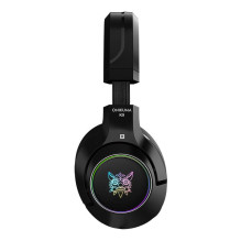 Žaidimų ausinės ONIKUMA K9 Black RGB