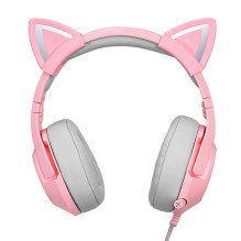 Žaidimų ausinės ONIKUMA K9 Pink