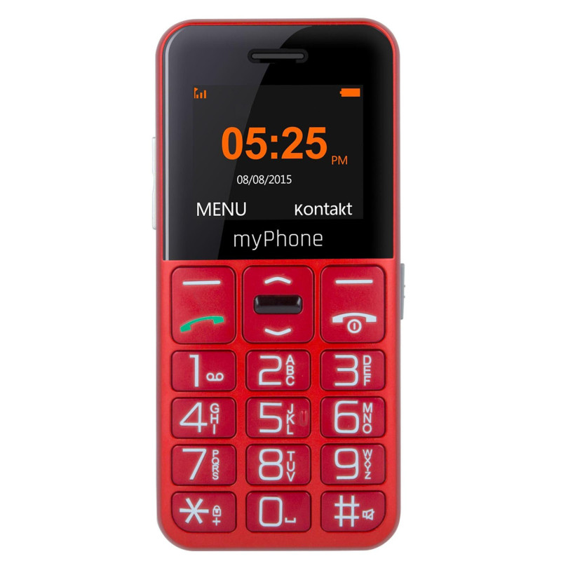 MyPhone HALO Easy raudona (pažeista dėžutė)