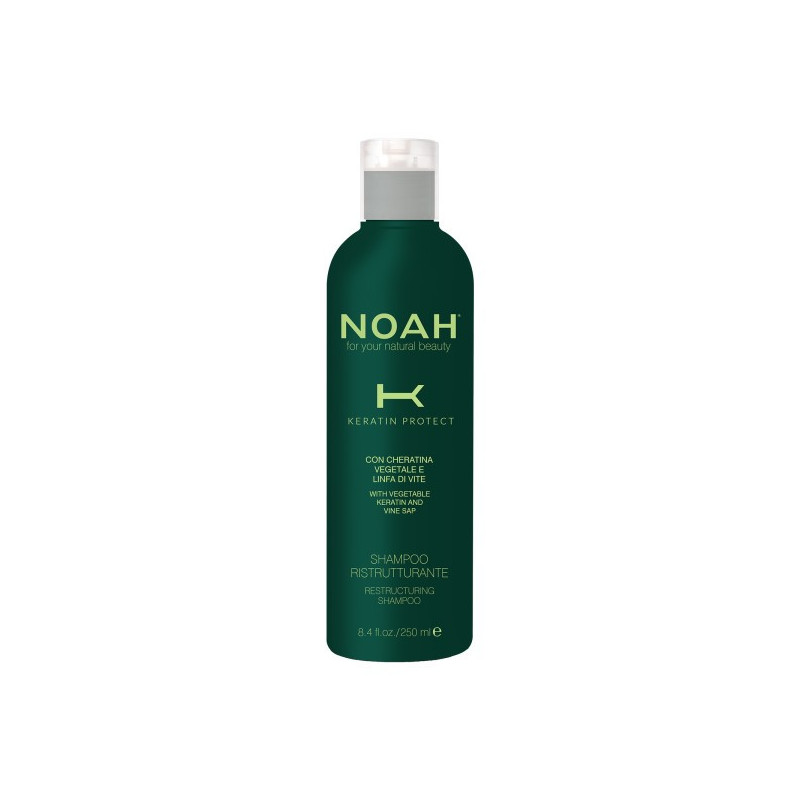 Keratin Protect Restructuring Shampoo Atkuriamasis šampūnas su augaliniu keratinu, 250ml