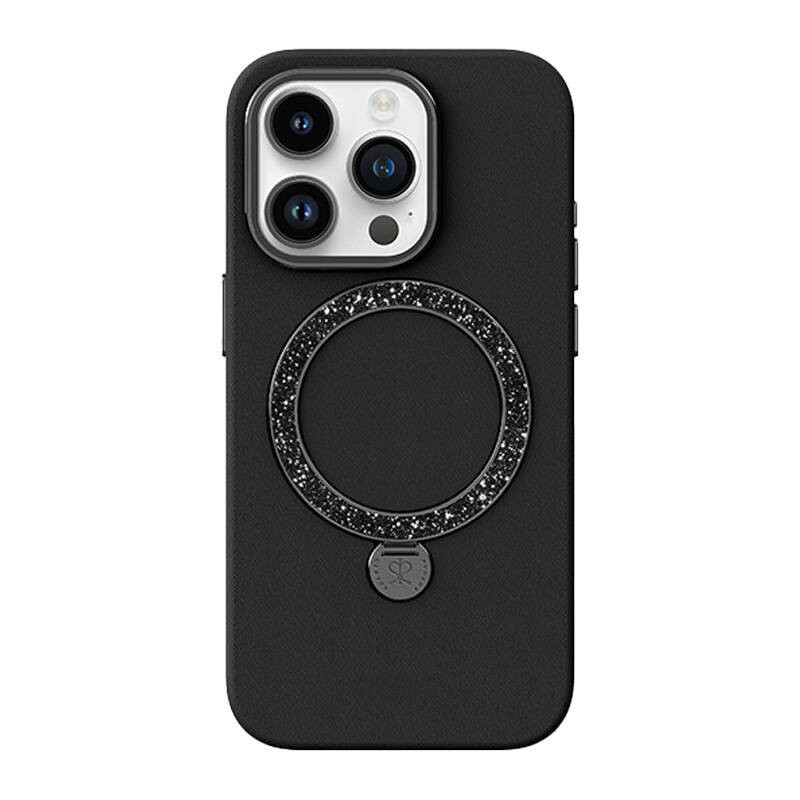 „Joyroom PN-14L2 Case Dancing Circle“, skirtas „iPhone 14 Pro“ (juodas)