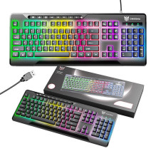 ONIKUMA G32 RGB žaidimų klaviatūra (juoda)
