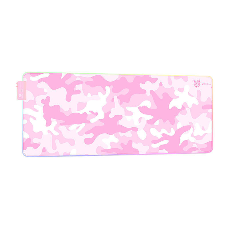 ONIKUMA MP005 RGB Mousepad (Pink)