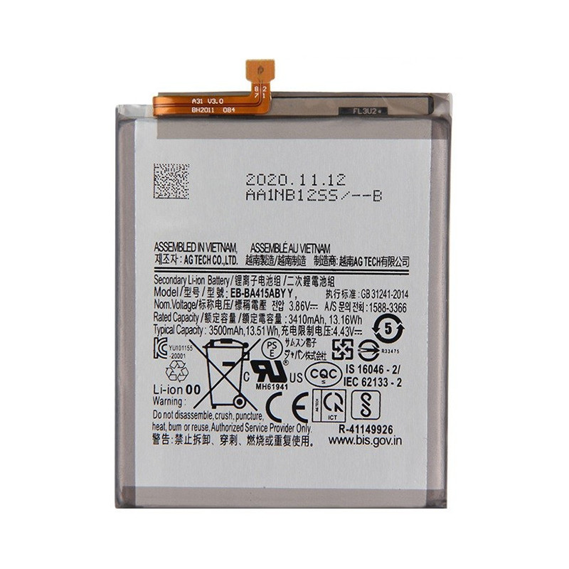 Battery ORG Samsung A415 A41 3500mAh EB-BA415ABY