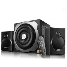 F&D A521X 2.1 Multimedia Speakers, 52W RMS (16Wx2+20W), 2x4' Satellites + 6.5' Subwoofer, BT 4.0/ AUX/ USB/ FM/ Remote