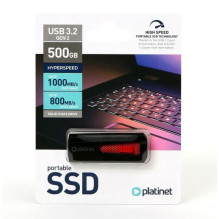 Atmintinė SSD Platinet USB 500GB (USB 3.2 R / W 1053 / 890 MB / s)