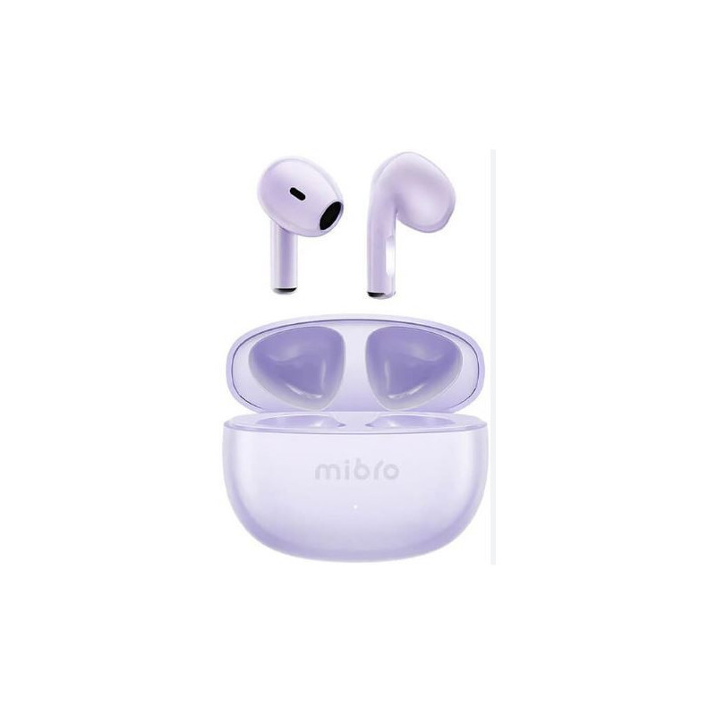 Belaidė laisvų rankų įranga Mibro Earbuds 4 (Bluetooth v5.3) violetinė