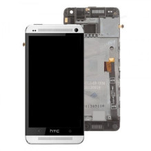 Ekranas HTC One Mini su lietimui jautriu stikliuku ir rėmeliu White originalus (used Grade C)