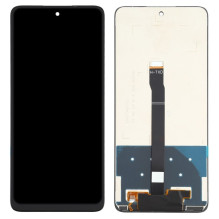 Ekranas Huawei P Smart 2021 / Honor Y7a / Honor 10X Lite su lietimui jautriu stikliuku Black ORG