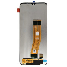 Ekranas Samsung A145 A14 4G 2023 su lietimui jautriu stikliuku Black originalus