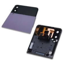 Ekranas Samsung F711 Z Flip3 5G su lietimui jautriu stikliuku ir rėmeliu išorinis (Outer) Lavender originalus (used Grad
