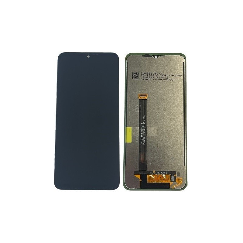 Ekranas Samsung G736 Xcover 6 Pro 2022 su lietimui jautriu stikliuku Black originalus (service pack)