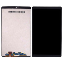 Ekranas Samsung T510 / T515 Tab A 10.1 2019 su lietimui jautriu stikliuku Black (Refurbished) ORG
