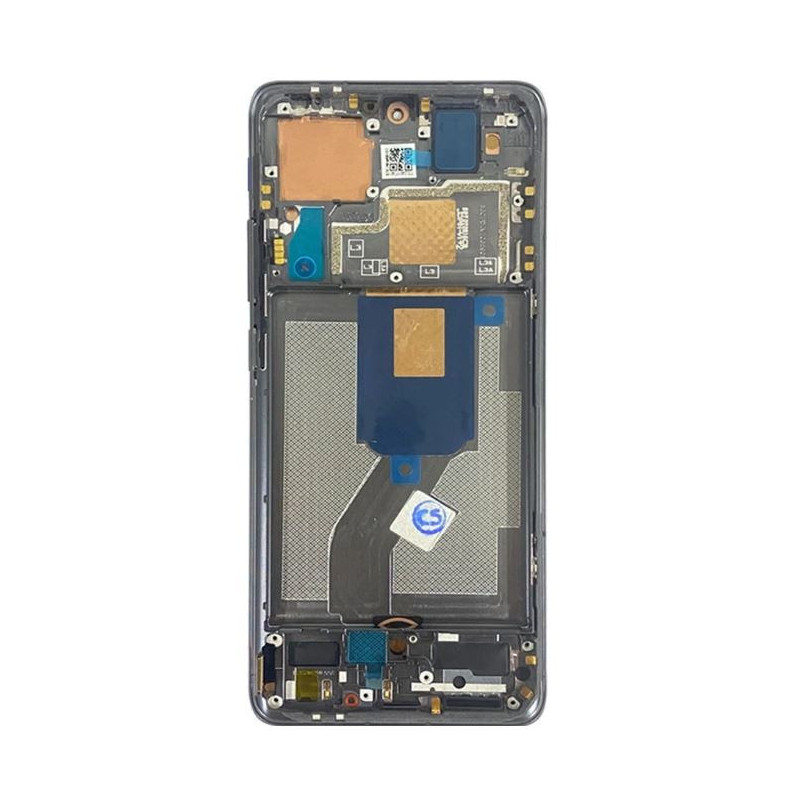 Ekranas Xiaomi 12 5G / 12X 5G / 12S 5G su lietimui jautriu stikliuku ir rėmeliu Black originalus (service pack)
