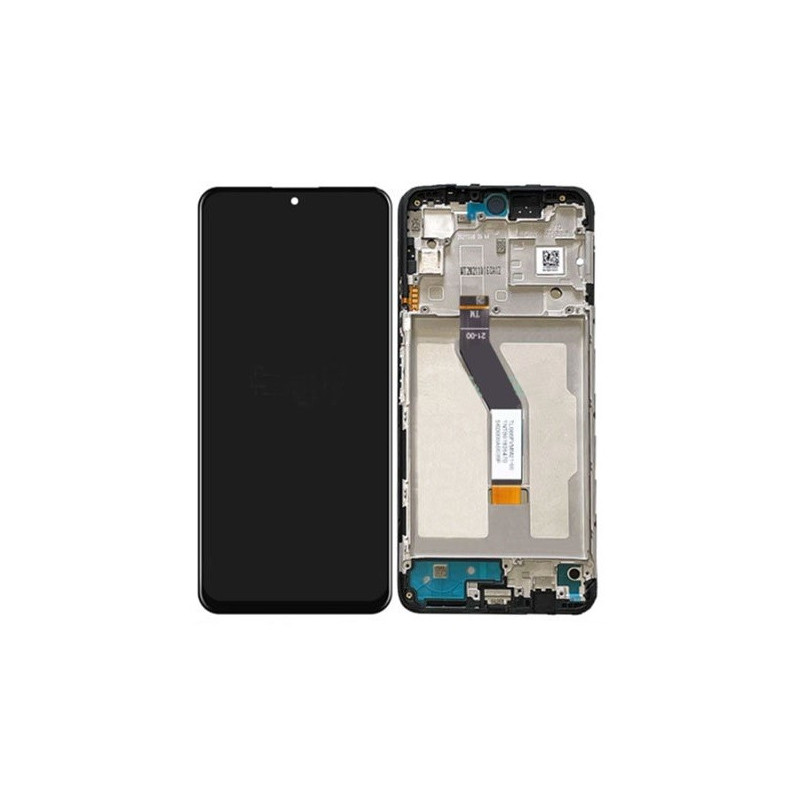 Ekranas Xiaomi Poco M4 Pro 5G / Redmi Note 11S 5G / Redmi Note 11T 5G su lietimui jautriu stikliuku ir rėmeliu Black ori