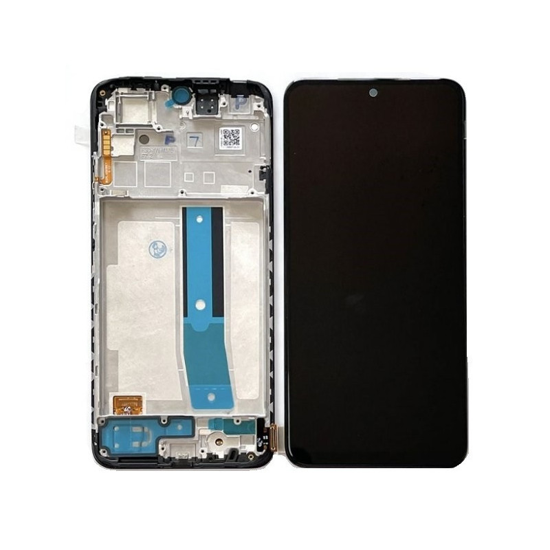 Ekranas Xiaomi Redmi Note 11 / Redmi Note 12S su lietimui jautriu stikliuku ir rėmeliu Graphite Grey OLED
