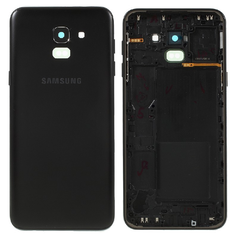 Galinis dangtelis Samsung J600 J6 2018 juodas originalus (used Grade A)