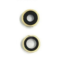 iPhone 11 kameros stikliukas su rėmeliu Yellow (2pcs) ORG