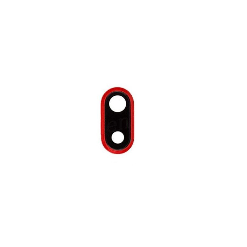 iPhone 8 Plus lens for camera with frame red ORG