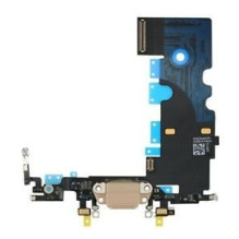 Lanksčioji jungtis skirta iPhone 8 Plus įkrovimo kontaktų, su mikrofonu Gold naudota ORG