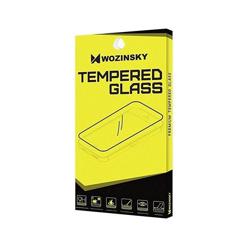 LCD apsauginis stikliukas &quot;Wozinsky Privacy 5D Full Glue&quot; Apple iPhone 14 Plus / 13 Pro Max pritaikytas dėklui