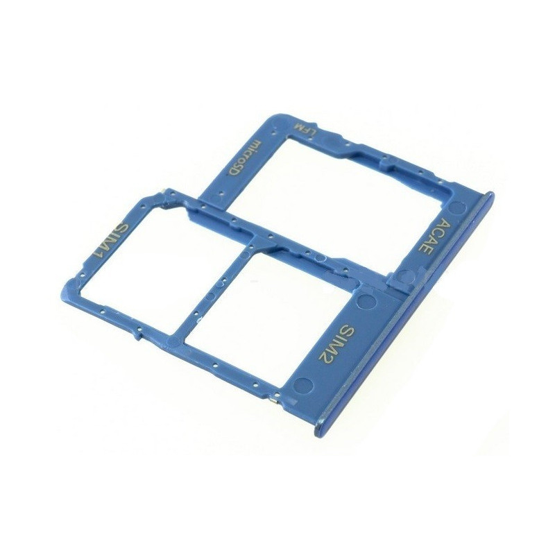 SIM card holder Samsung A415 A41 2020 Prism Crush Blue ORG