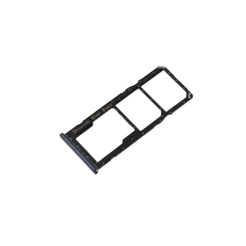 SIM card holder Samsung A750 A7 2018 Black original (service pack)